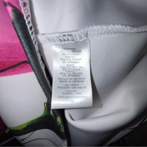 REED Floral Print Scuba Skater A-Line Dress - Picture 4 of 7